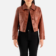 Capri Leather Biker Jacket