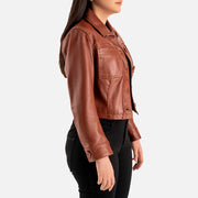 Capri Leather Biker Jacket