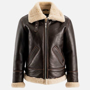 Freda B-3 Real Shearling Bomber Jacket