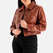 Capri Leather Biker Jacket