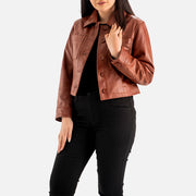 Capri Leather Biker Jacket