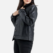 Gran Paradiso Leather Trucker Jacket
