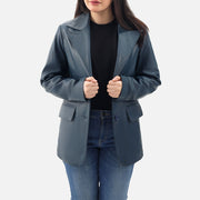Vento Leather Blazer