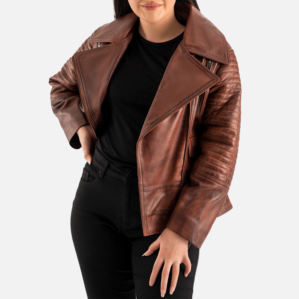 Valle Leather Biker Jacket