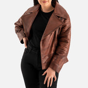 Valle Leather Biker Jacket
