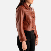 Capri Leather Biker Jacket