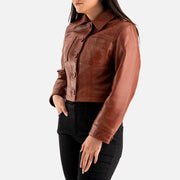 Capri Leather Biker Jacket