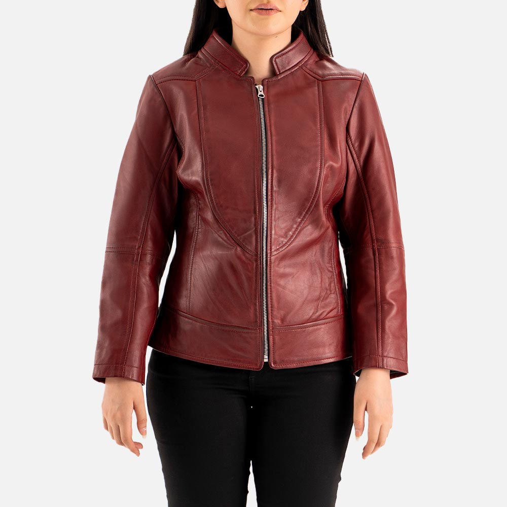 Sestriere Leather Biker Jacket