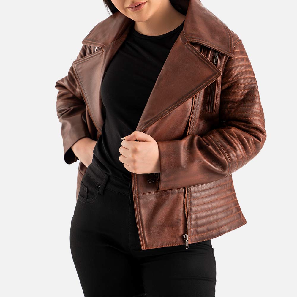Valle Leather Biker Jacket