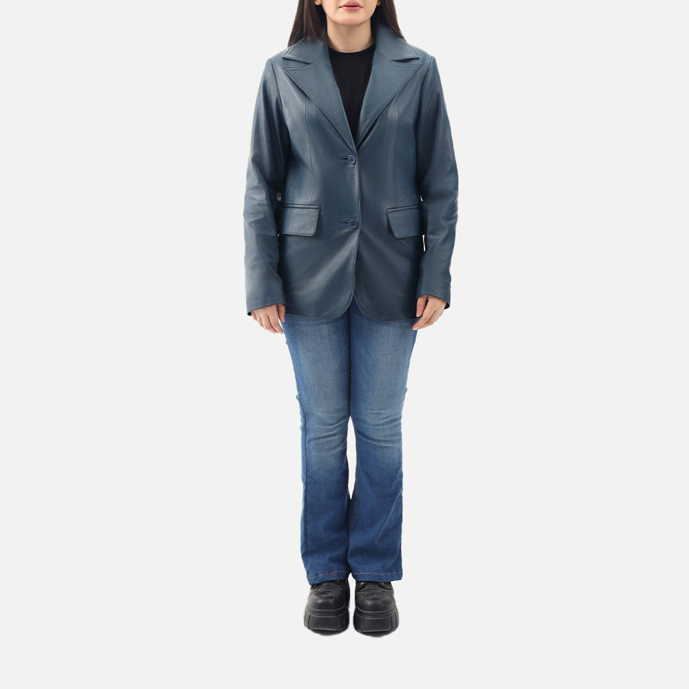 Vento Leather Blazer