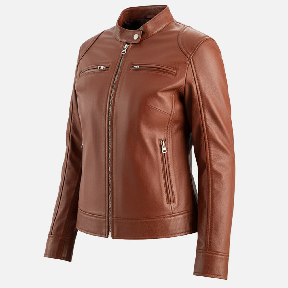 Nera Notte Leather Biker Jacket