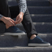 Orlaven Murphy Low Top Midnight Blue Leather Sneakers footwear image 4