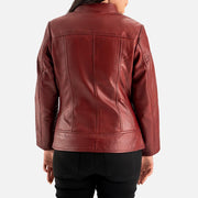 Sestriere Leather Biker Jacket