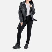 Pelle Rosa Leather Biker Jacket