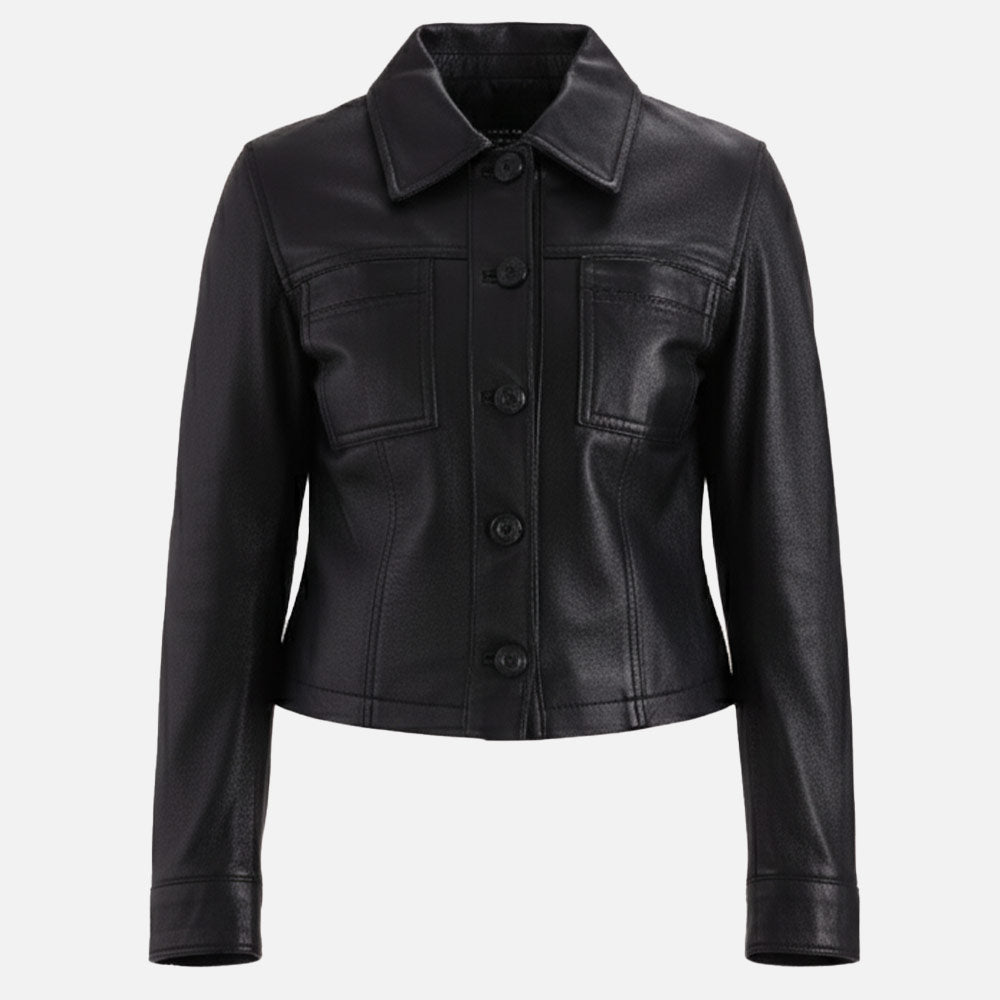 Capri Leather Biker Jacket