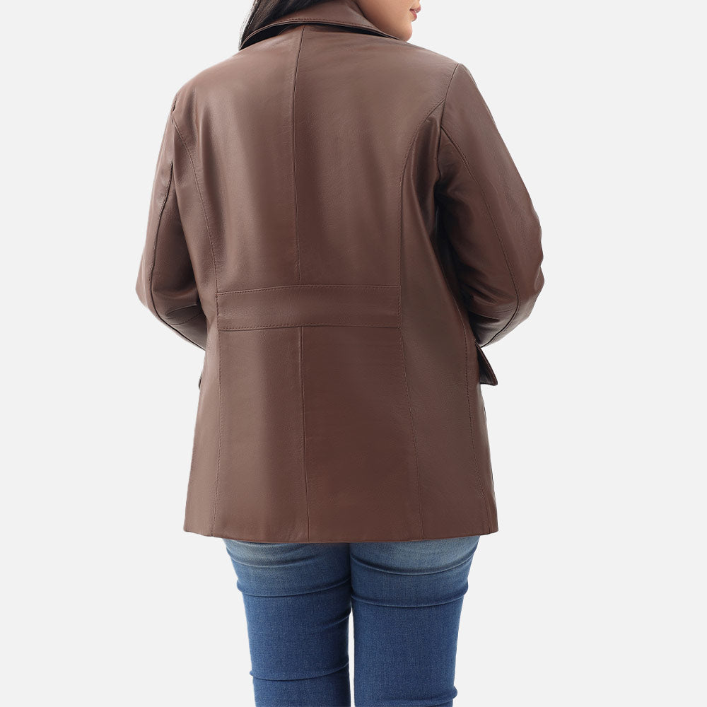 Vento Leather Blazer