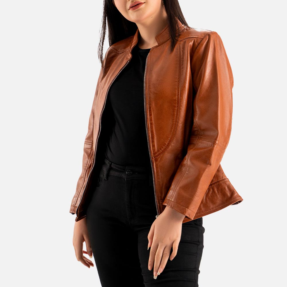 Sestriere Leather Biker Jacket