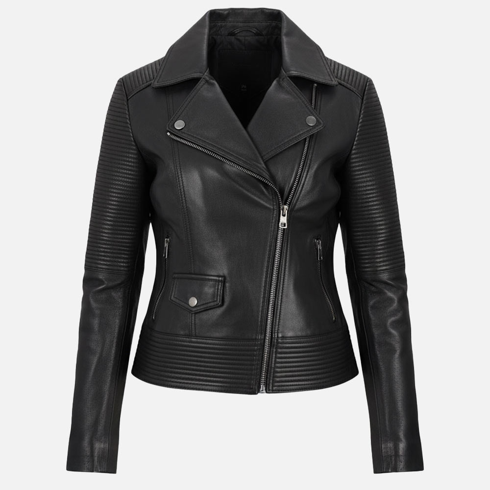 Valle Leather Biker Jacket