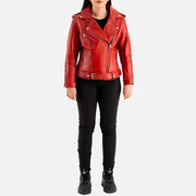 Pelle Rosa Leather Biker Jacket