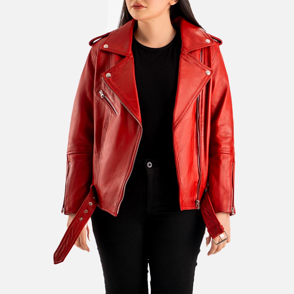 Pelle Rosa Leather Biker Jacket