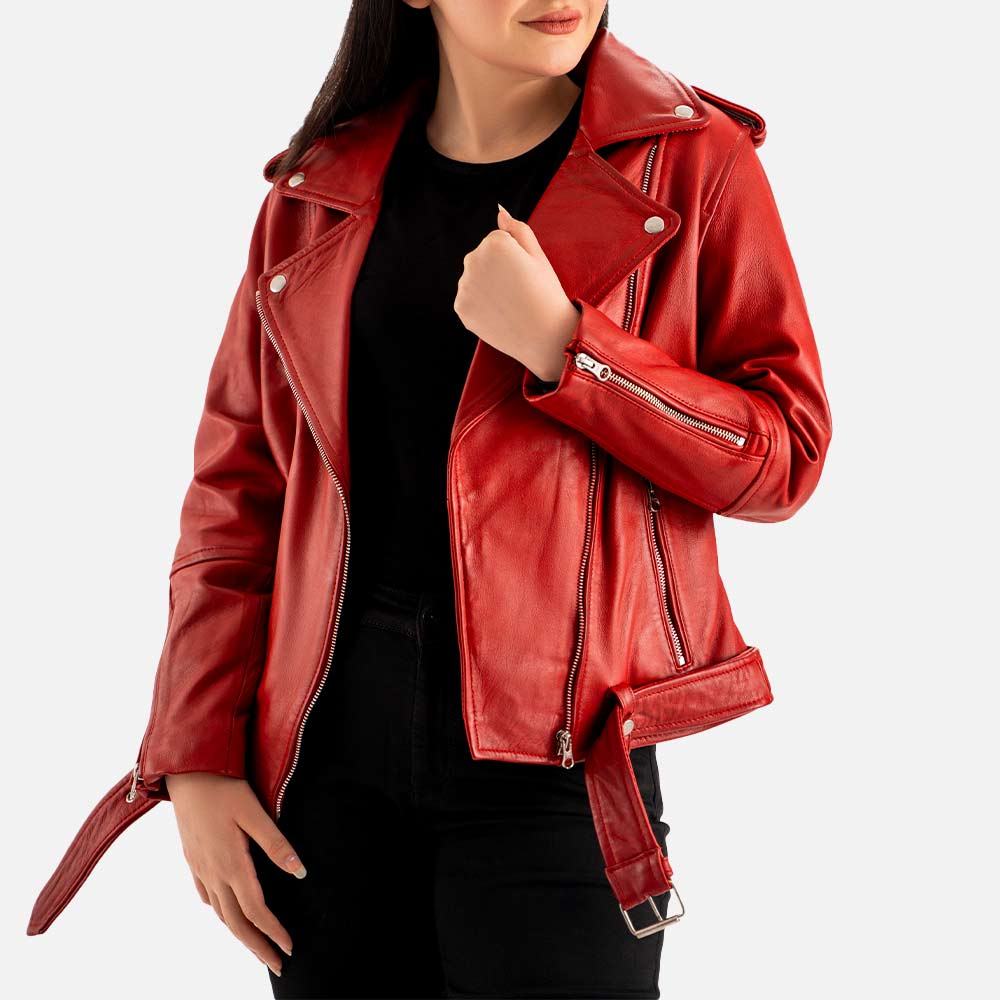 Pelle Rosa Leather Biker Jacket