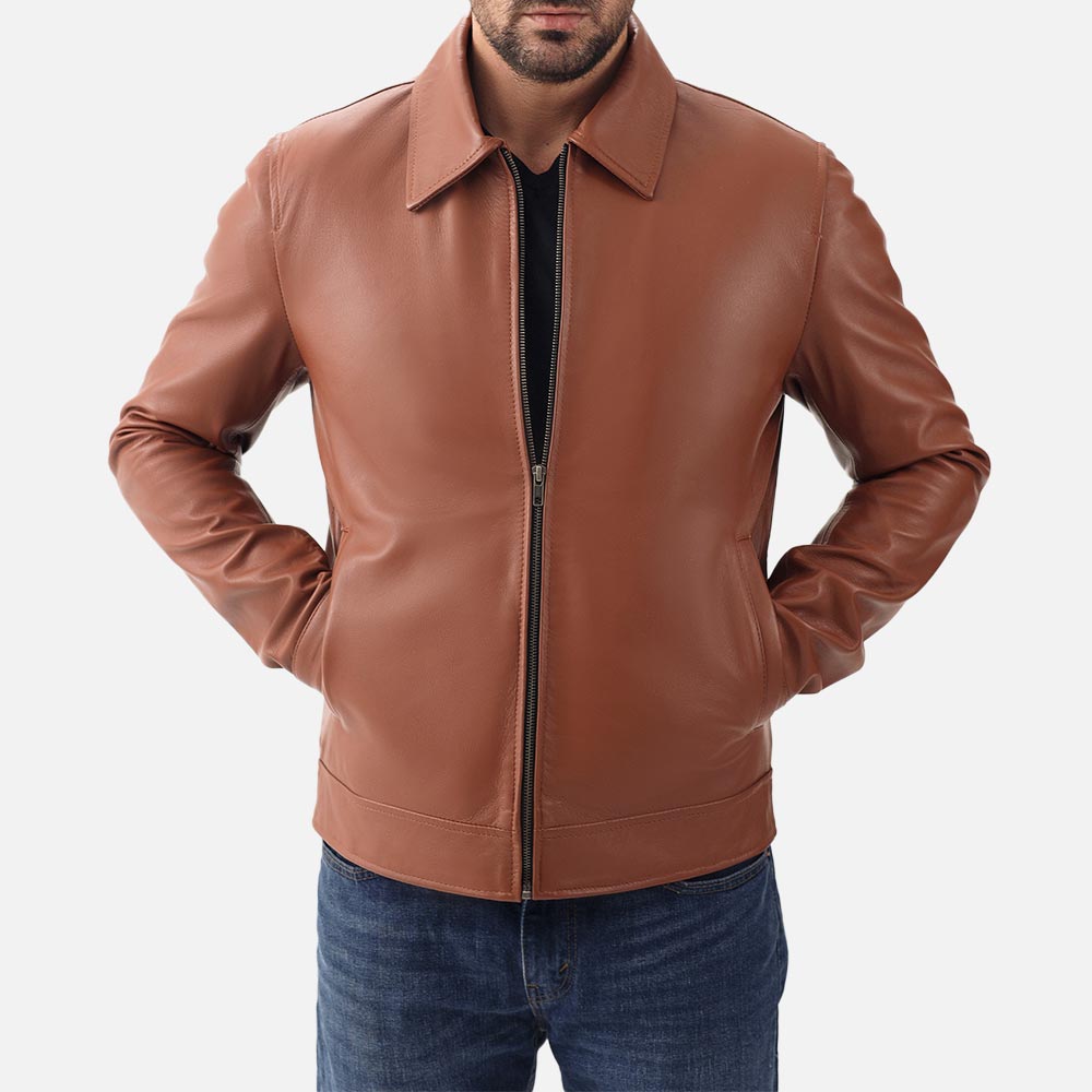 Tropea Tan Leather Jacket - image 4