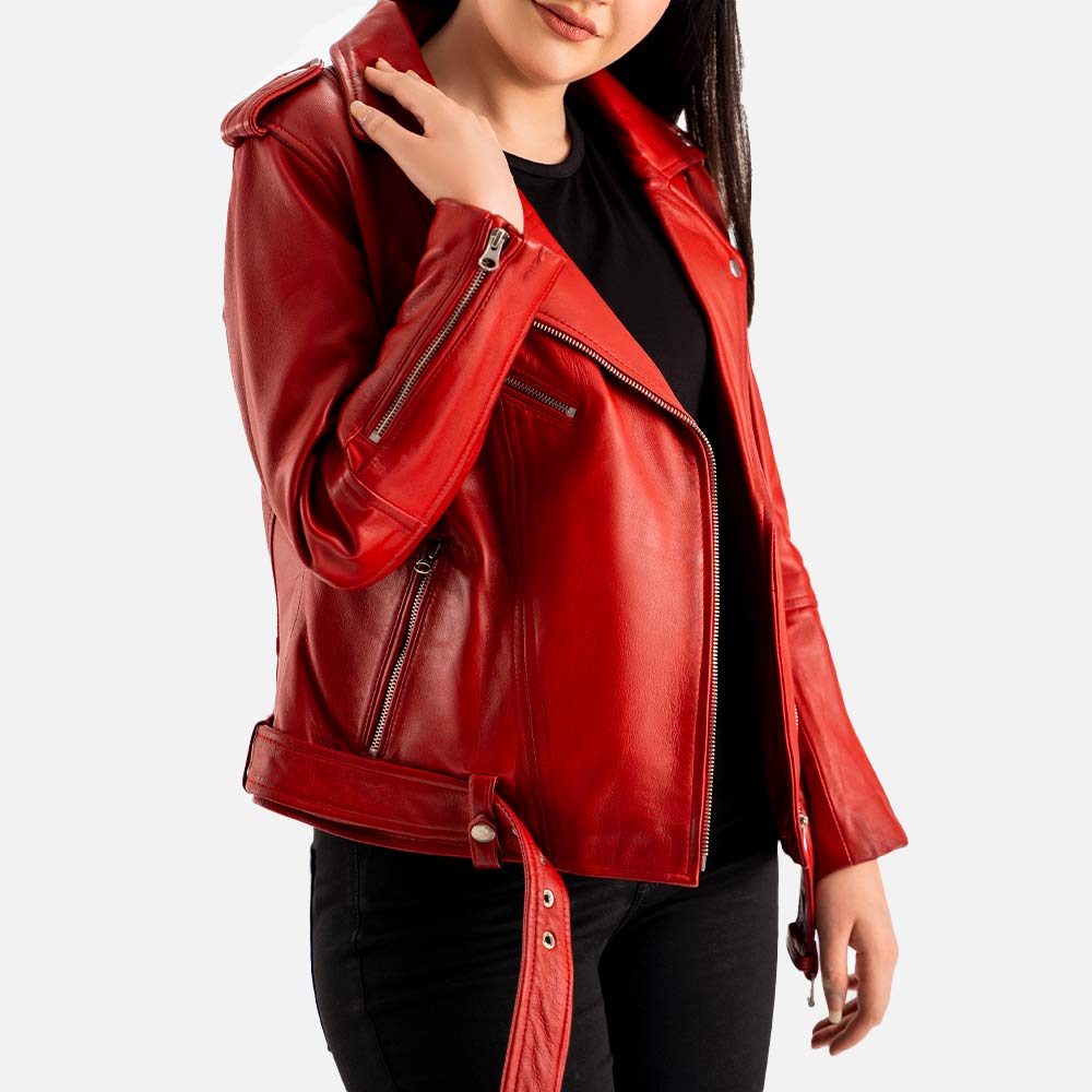 Pelle Rosa Leather Biker Jacket