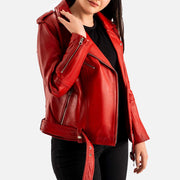 Pelle Rosa Leather Biker Jacket
