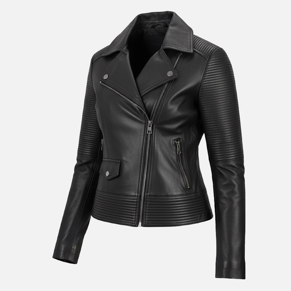 Valle Leather Biker Jacket