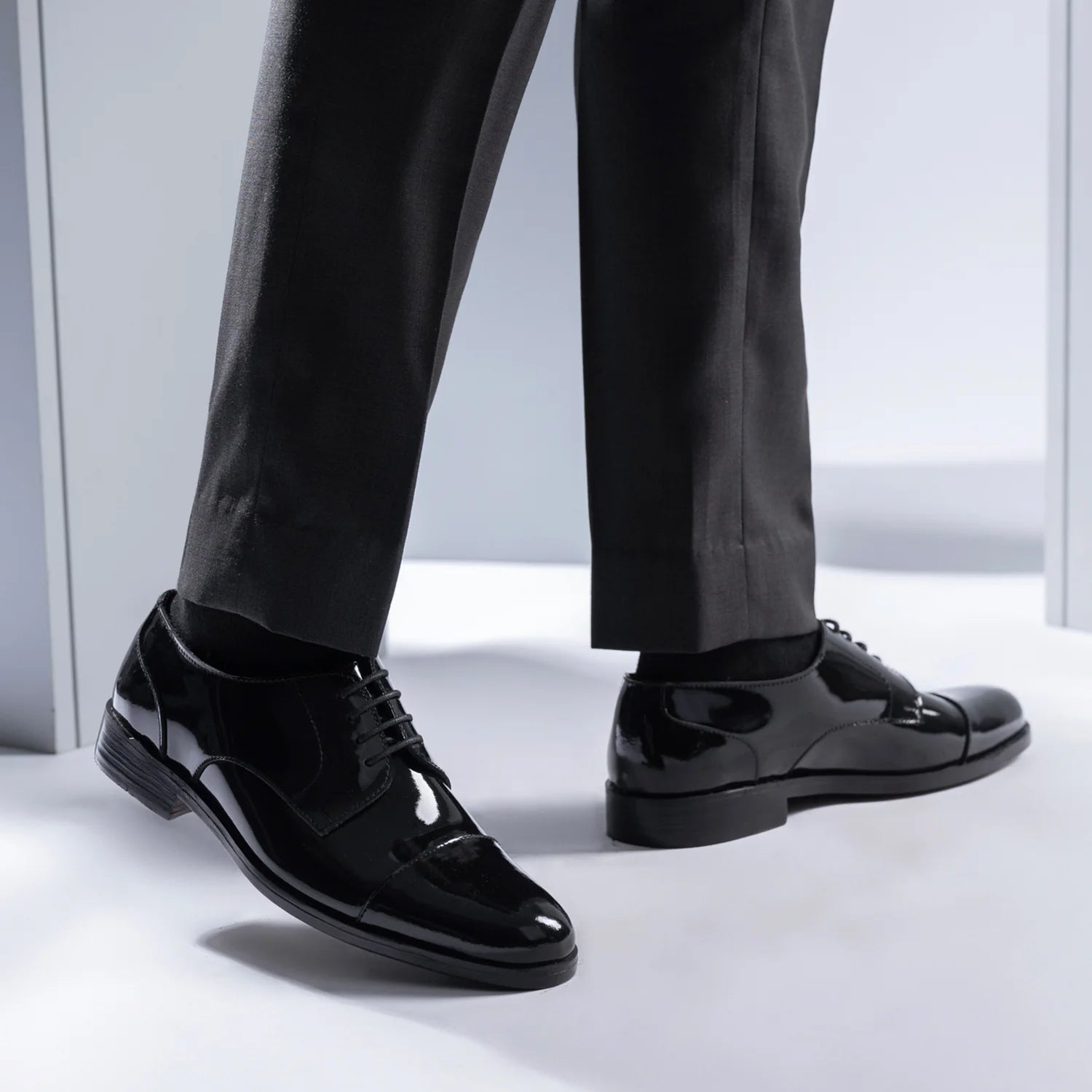 Orlaven Attorney Derby Black Patent Leather Shoes footwear image 9