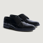 Orlaven Attorney Derby Black Patent Leather Shoes footwear image 1