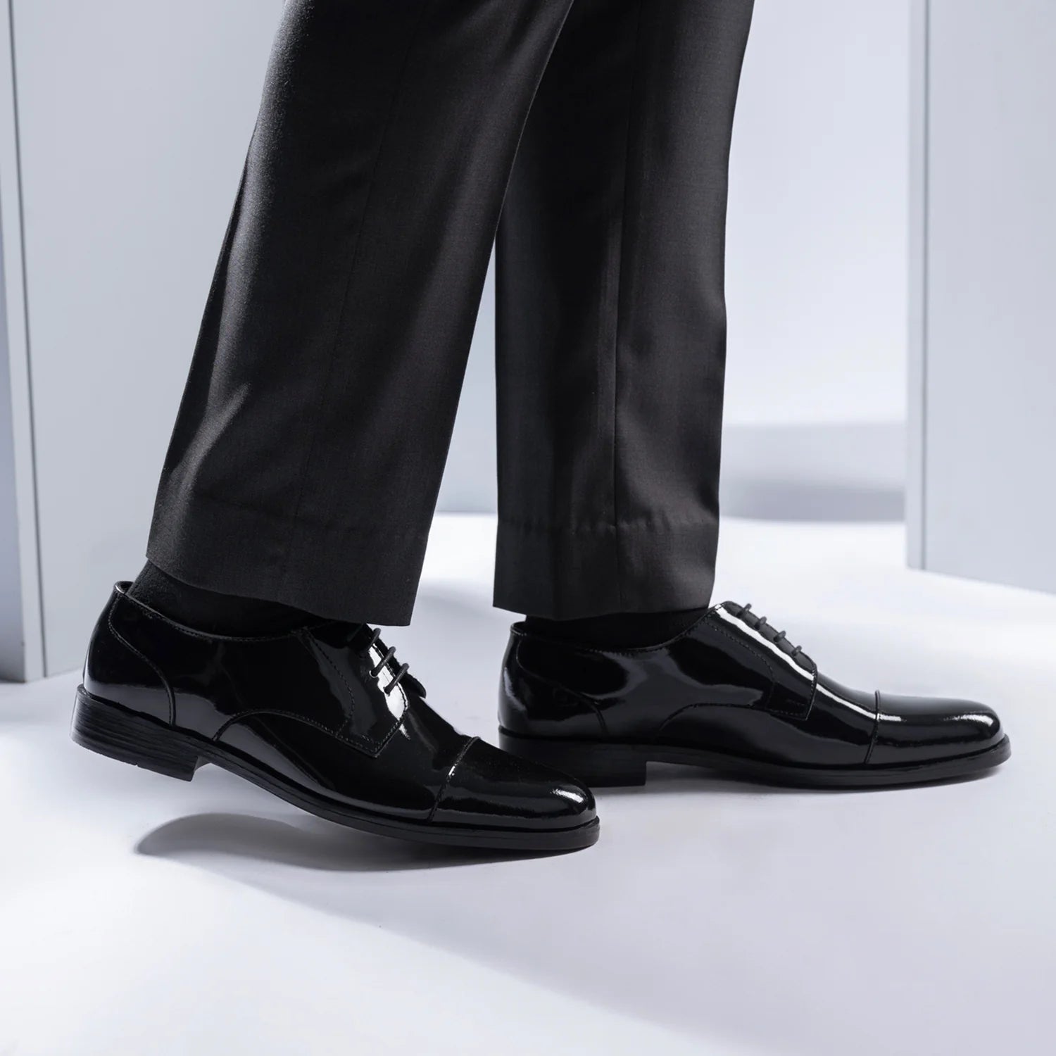 Orlaven Attorney Derby Black Patent Leather Shoes footwear image 8