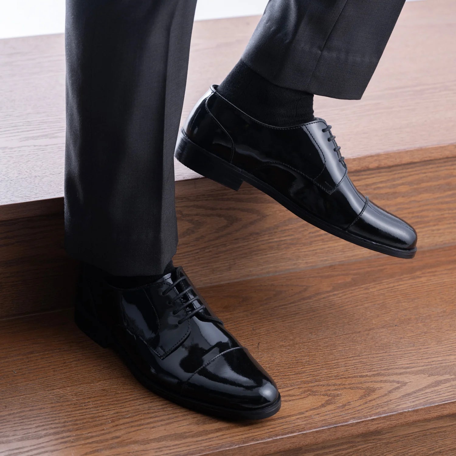 Orlaven Attorney Derby Black Patent Leather Shoes footwear image 10
