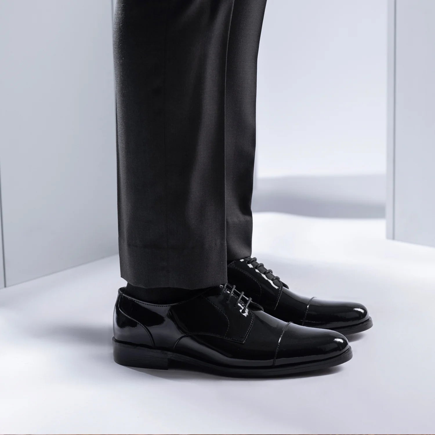 Orlaven Attorney Derby Black Patent Leather Shoes footwear image 7
