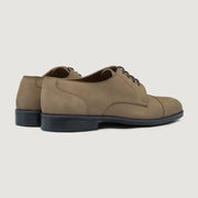 Orlaven Attorney Derby Brown Nubuck Leather Shoes - StudGuard footwear image 4