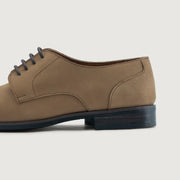 Orlaven Attorney Derby Brown Nubuck Leather Shoes - StudGuard footwear image 5