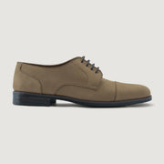Orlaven Attorney Derby Brown Nubuck Leather Shoes - StudGuard footwear image 2