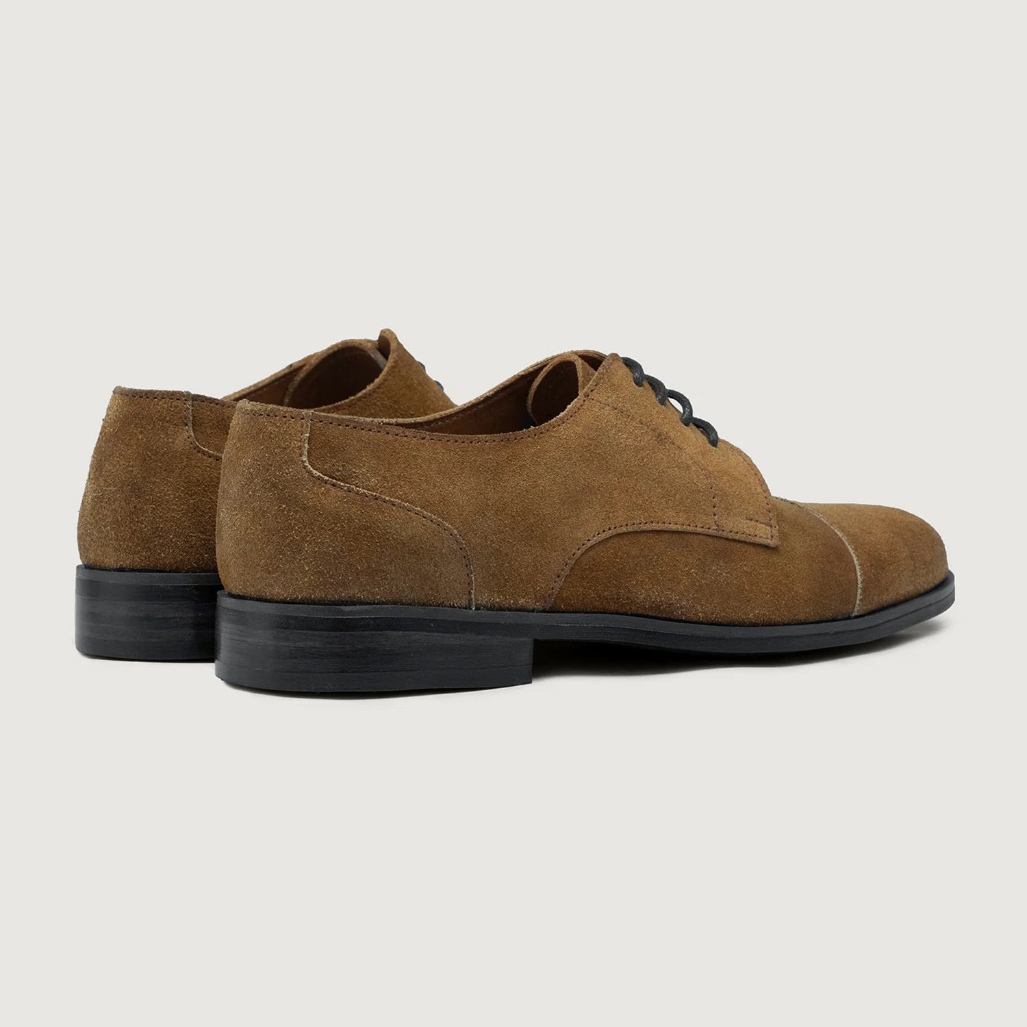 Orlaven Attorney Derby Brown Suede Leather Shoes - StudGuard footwear image 4