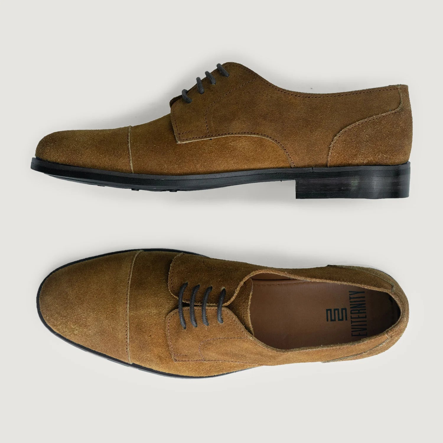 Orlaven Attorney Derby Brown Suede Leather Shoes - StudGuard footwear image 3