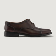 Orlaven Attorney Derby Burnished Brown Leather Shoes footwear image 2