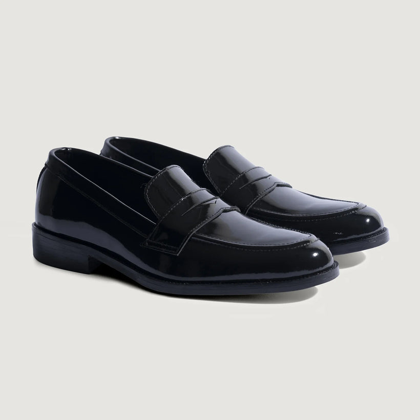 Orlaven Baxton Black Patent Leather Loafers footwear image 1