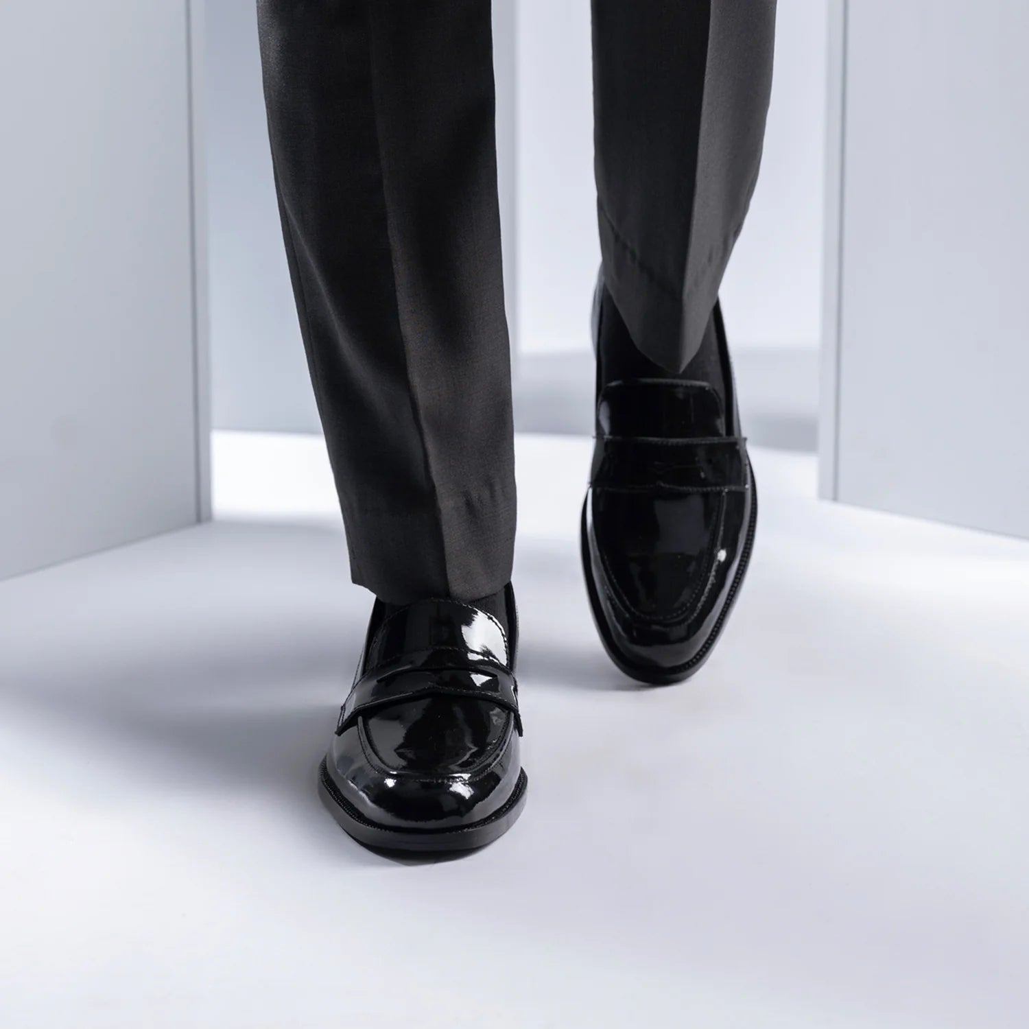 Orlaven Baxton Black Patent Leather Loafers footwear image 7