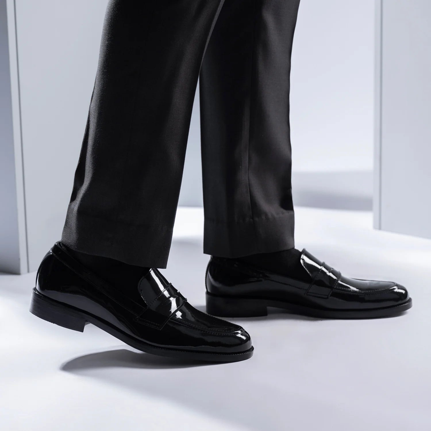 Orlaven Baxton Black Patent Leather Loafers footwear image 8
