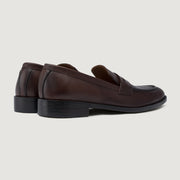 Orlaven Baxton Burnished Brown Leather Loafers footwear image 4