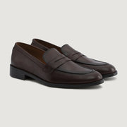 Orlaven Baxton Burnished Brown Leather Loafers footwear image 1