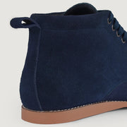 Orlaven Bearman Moc Toe Blue Suede Boots footwear image 4