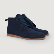 Orlaven Bearman Moc Toe Blue Suede Boots footwear image 1