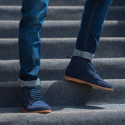 Orlaven Bearman Moc Toe Blue Suede Boots footwear image 10