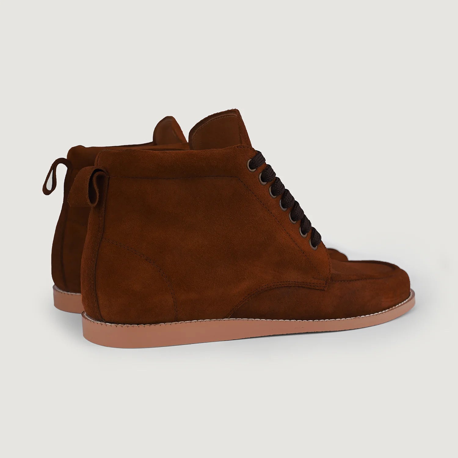 Orlaven Bearman Moc Toe Brown Suede Boots footwear image 5