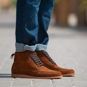 Orlaven Bearman Moc Toe Brown Suede Boots footwear image 8